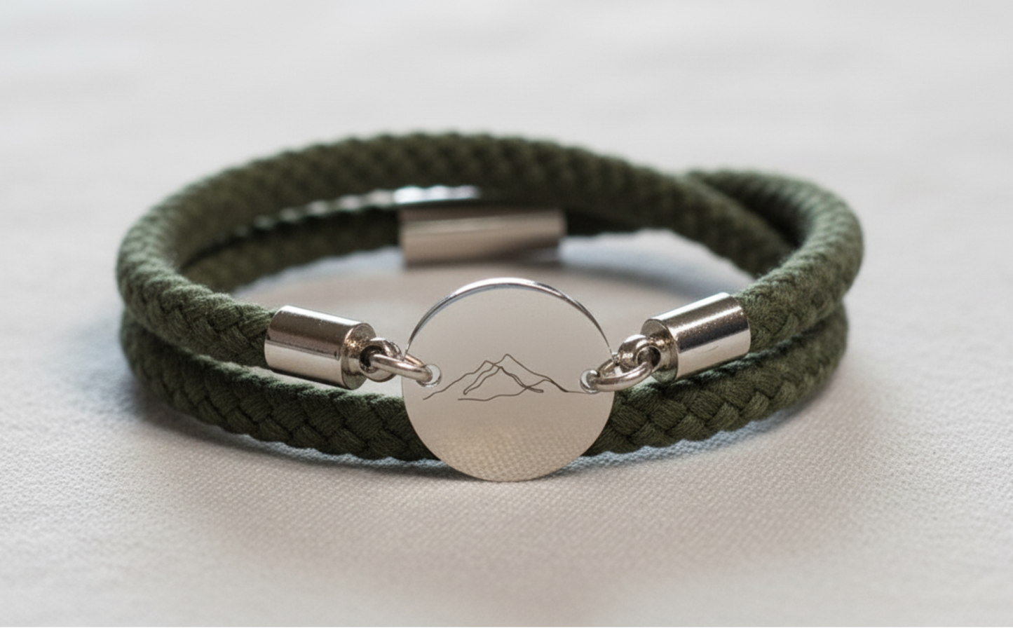 Berge Trachtenarmband mit Magnetverschluss