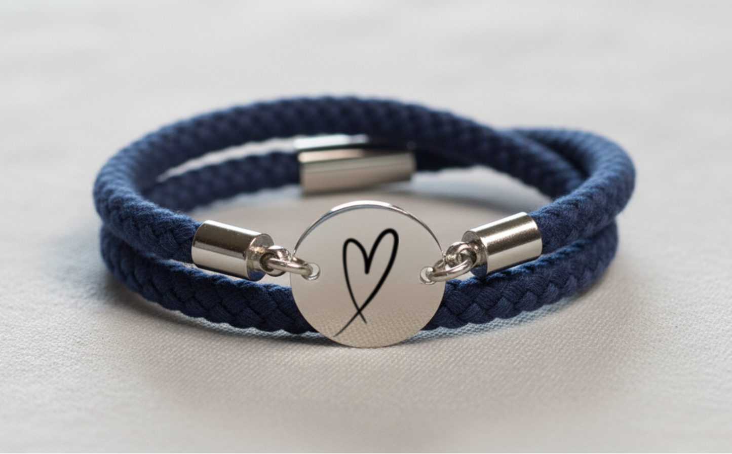 Herz Trachtenarmband mit Magnetverschluss