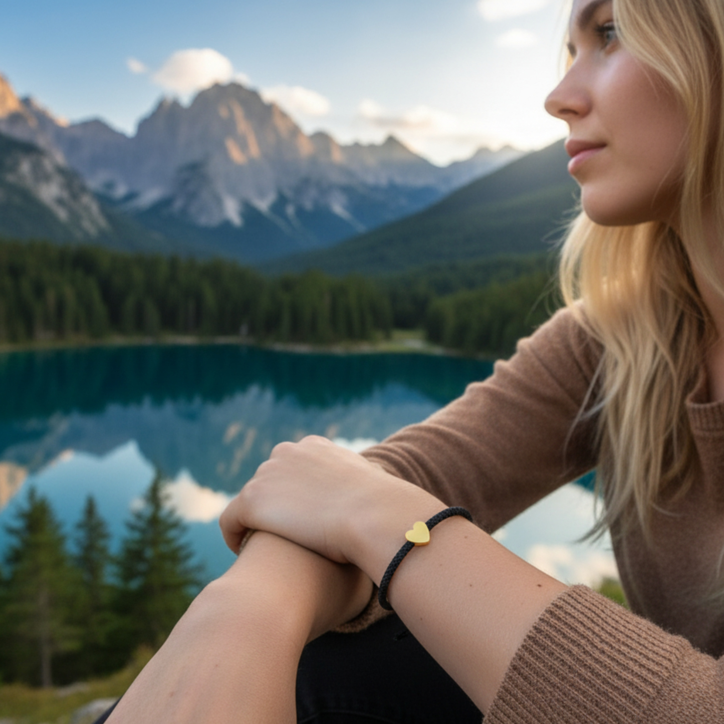 Herz Armband Gold mit Magnetverschluss