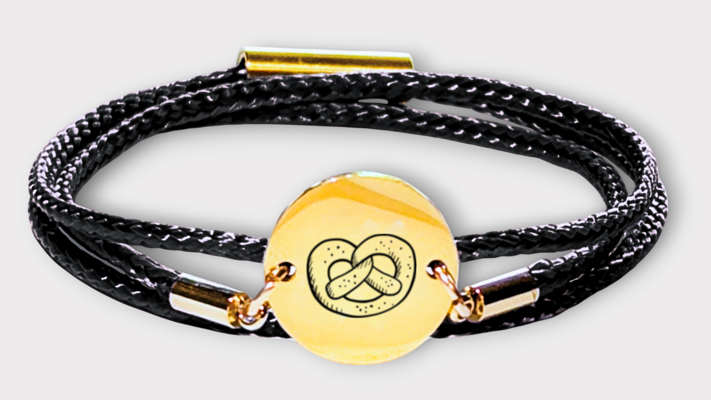 Brezn Gold Trachtenarmband mit Magnetverschluss
