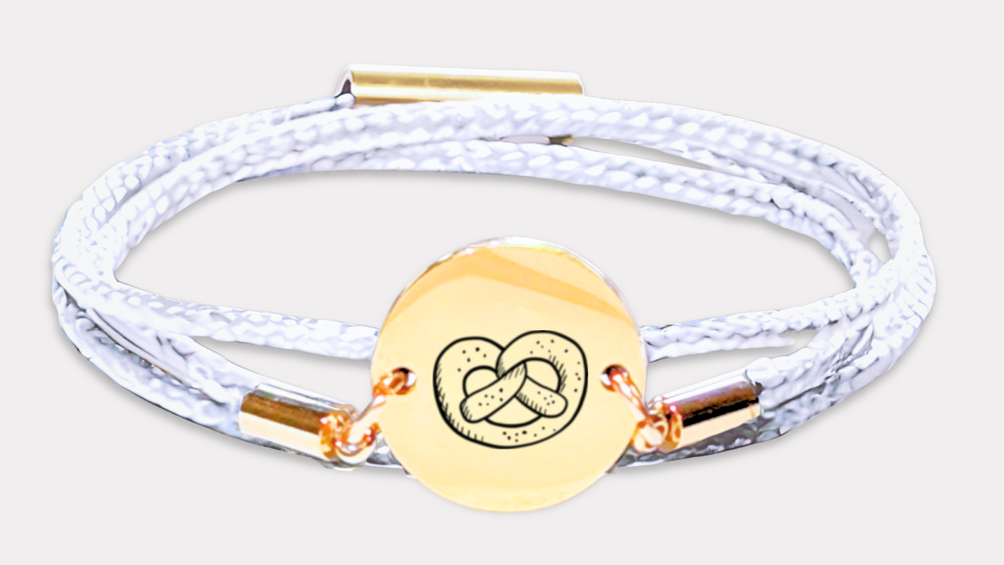 Brezn Gold Trachtenarmband mit Magnetverschluss