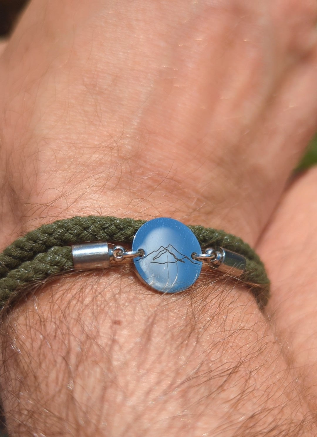 Berge Trachtenarmband mit Magnetverschluss