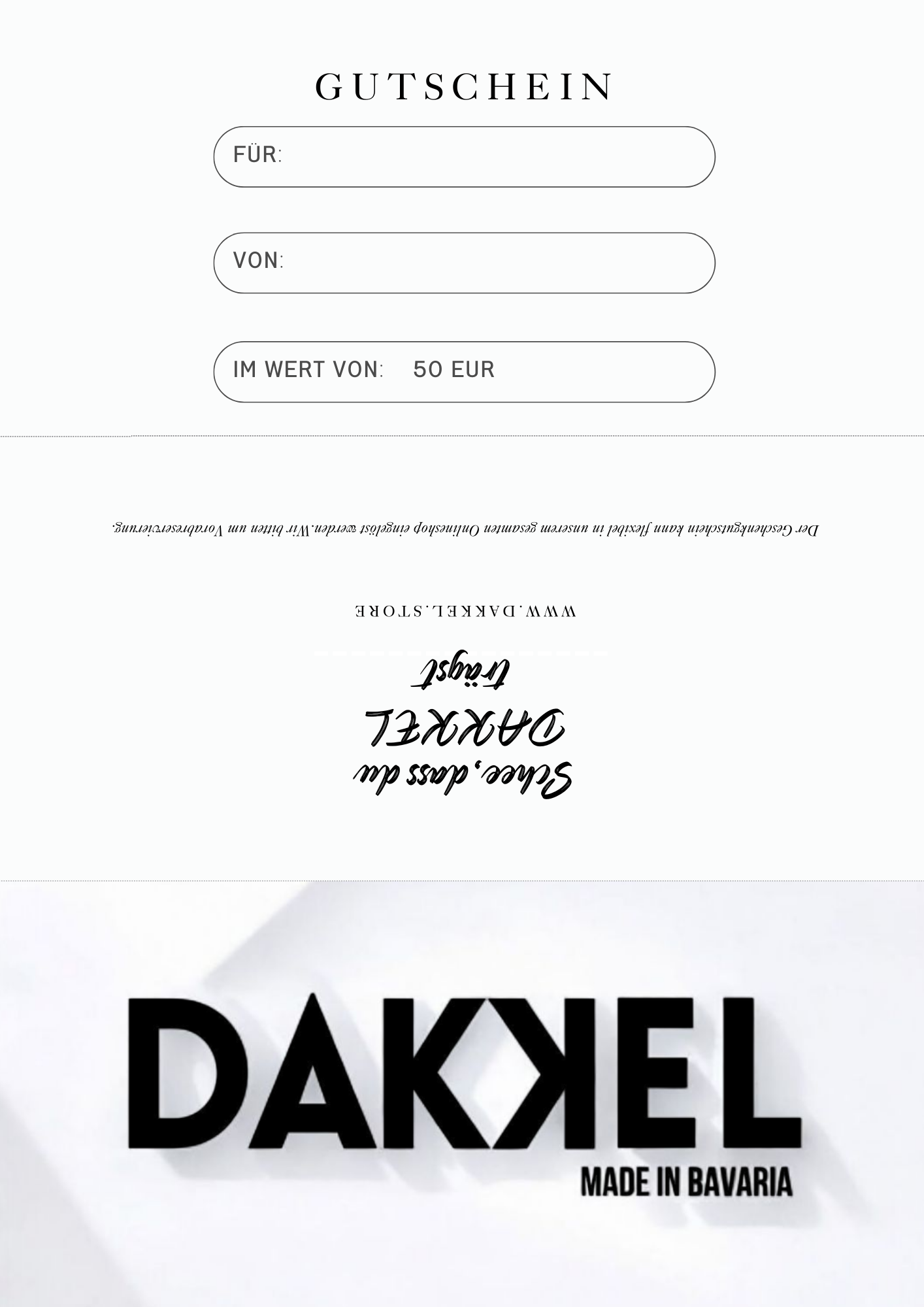 Geschenkgutschein