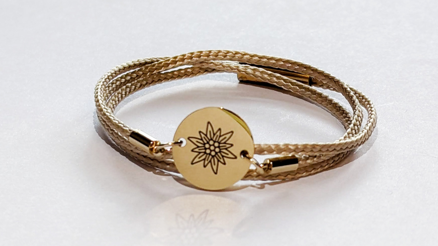 EDELWEISS Armband mit Magnetverschluss - Eco-Friendly