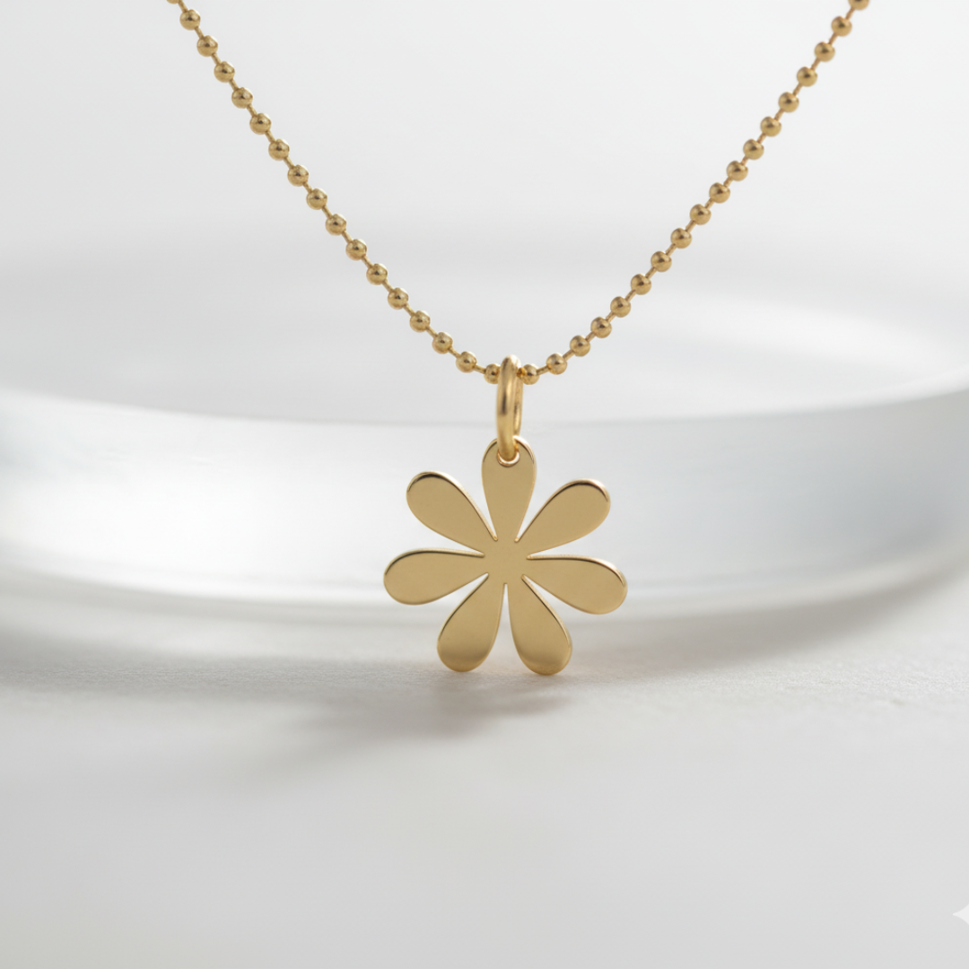 Halskette Blume