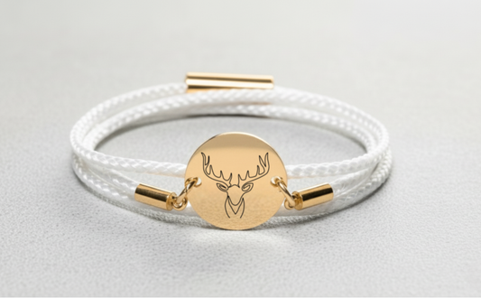 Hirsch Gold Winterarmband mit Magnetverschluss