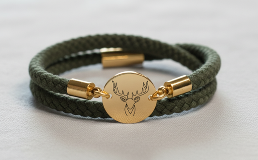 Hirsch Gold Winterarmband mit Magnetverschluss