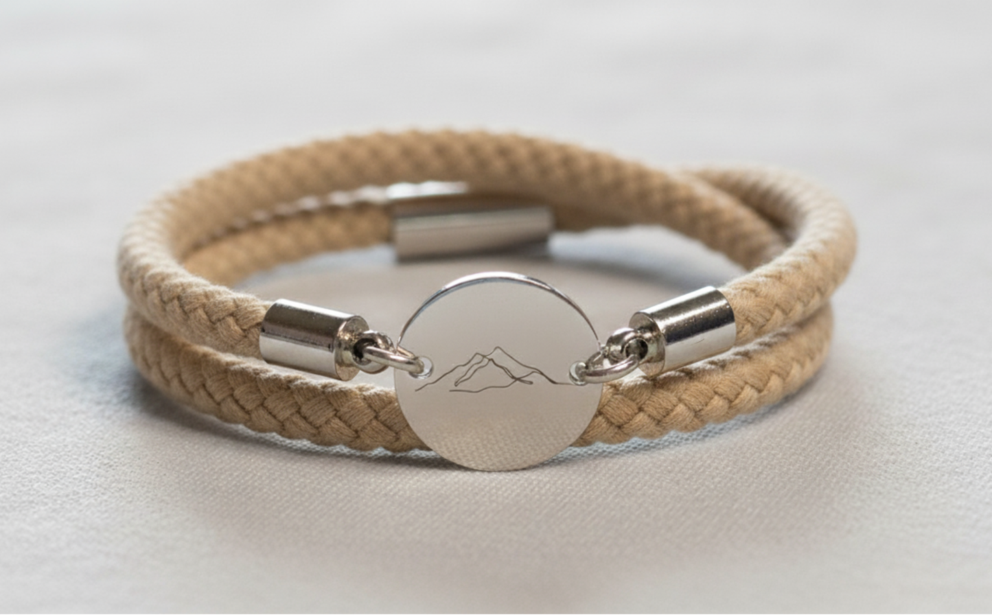 Berge Trachtenarmband mit Magnetverschluss