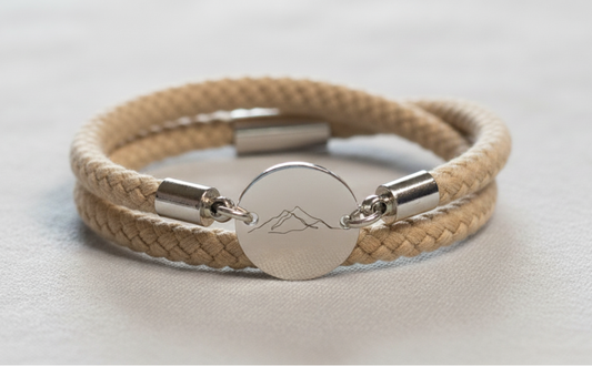 Berge Trachtenarmband mit Magnetverschluss