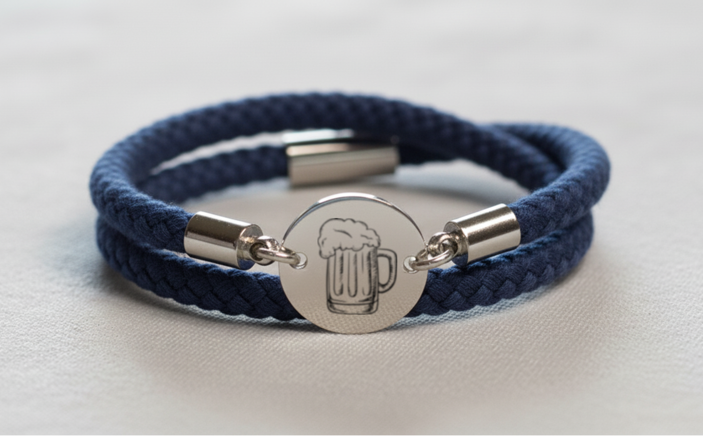 Bierkrug Trachtenarmband mit Magnetverschluss