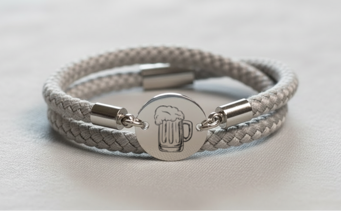 Bierkrug Trachtenarmband mit Magnetverschluss