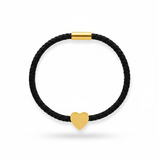 Herz Armband Gold mit Magnetverschluss