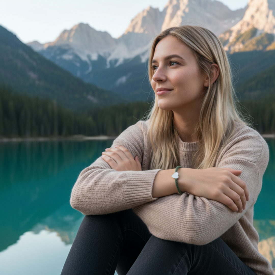 Herz Armband Silber mit Magnetverschluss