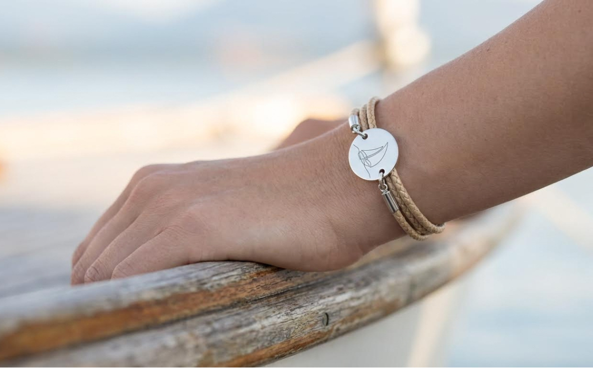 Armband Segelboot Dünn