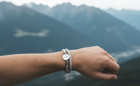 Armband, Trachtenarmband dick, mit Herz Garvur und Magnetverschluss