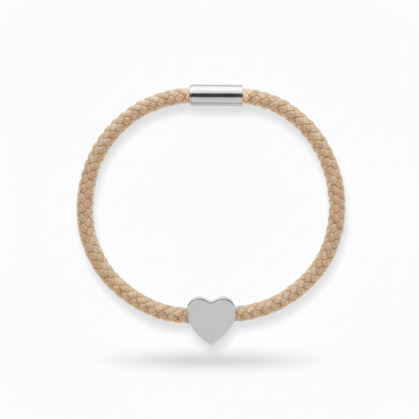 Herz Armband Silber mit Magnetverschluss