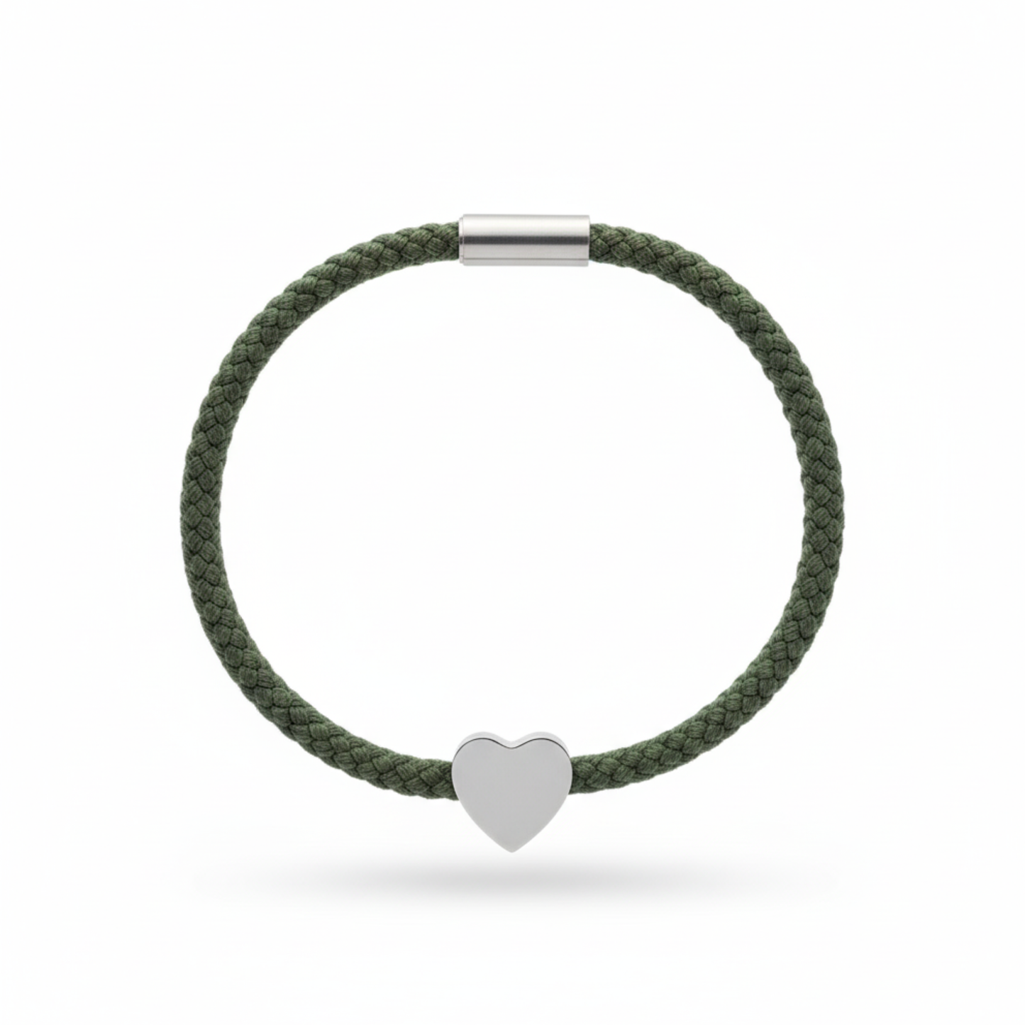 Herz Armband Silber mit Magnetverschluss