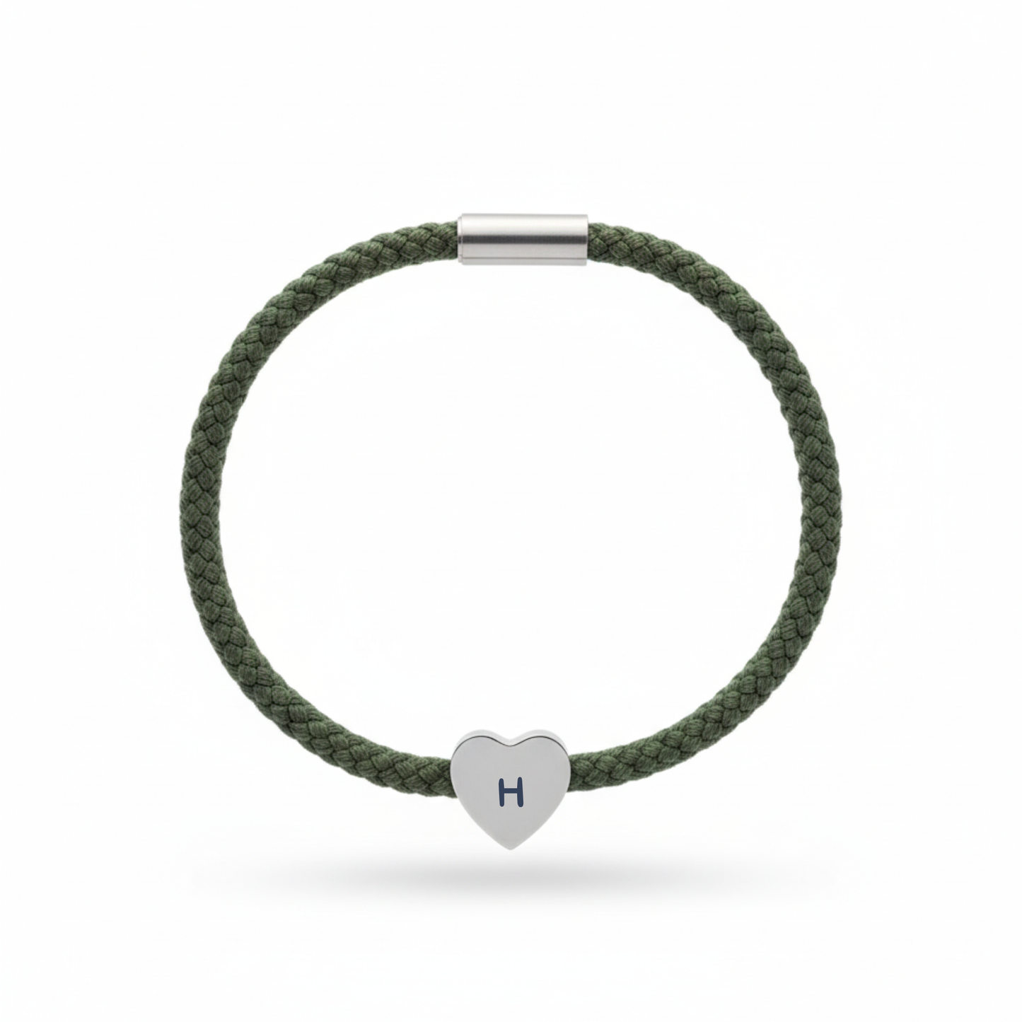 Herz Armband Silber mit Magnetverschluss