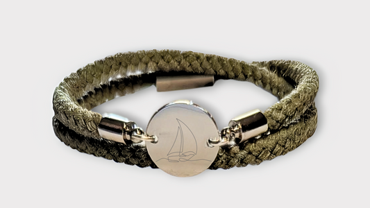 Segelboot Trachtenarmband mit Magnetverschluss