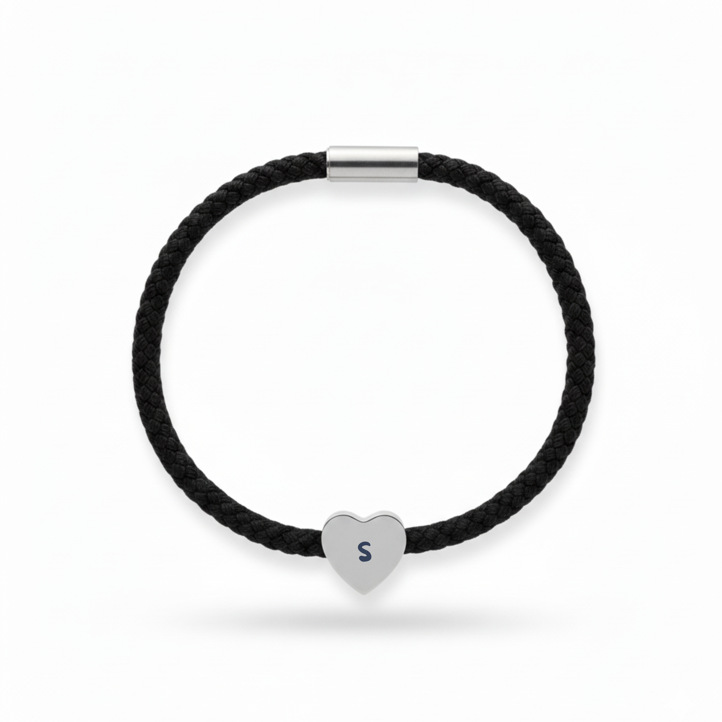 Herz Armband Silber mit Magnetverschluss