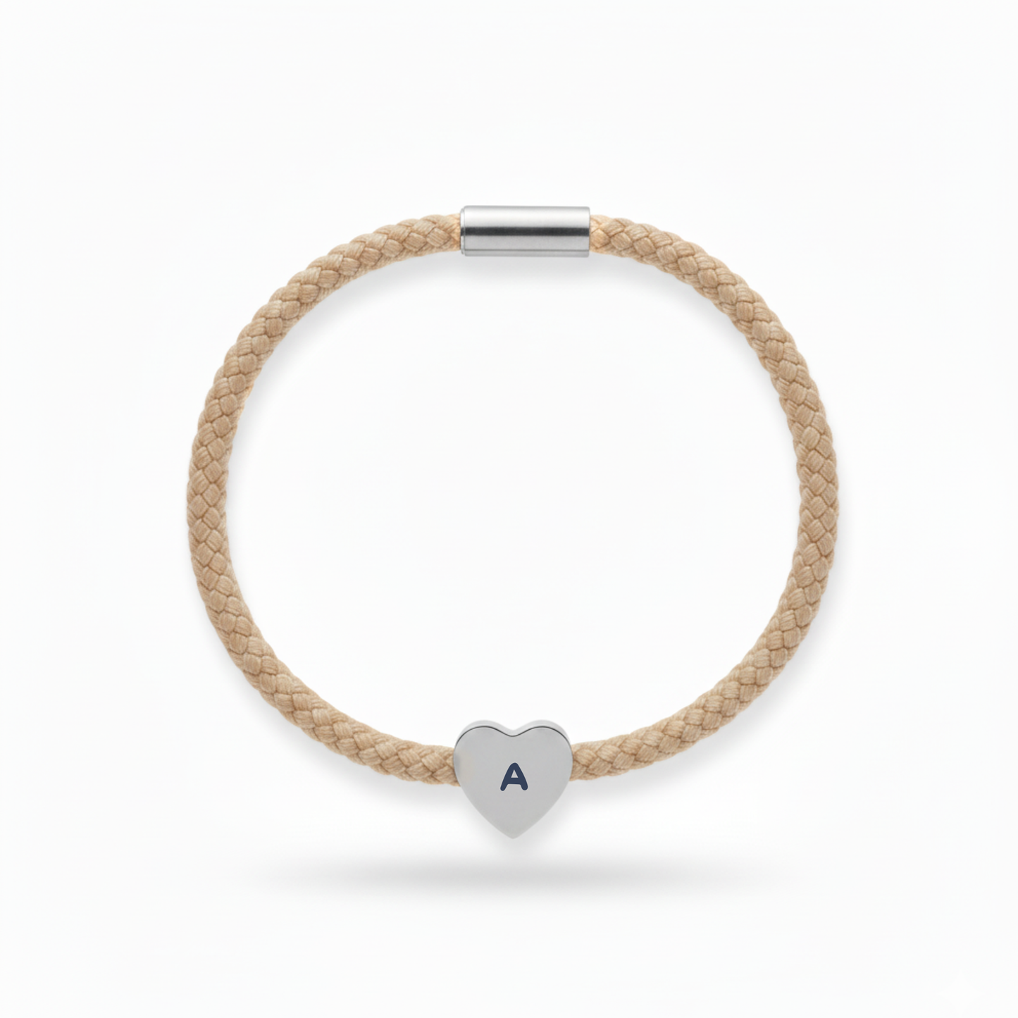 Herz Armband Silber mit Magnetverschluss